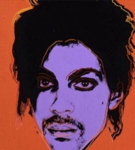 Andy Warhol painting of Prince