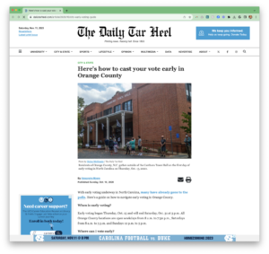 The Daily Tar Heel